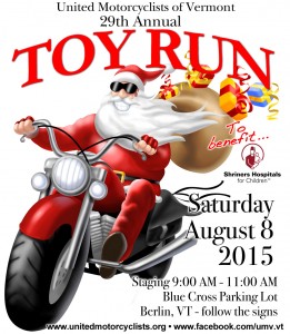 29th Annual United Motorcyclists of Vermont Toy Run